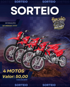 sorteio rifa moto
