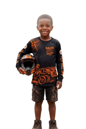 CAMISETA MANGA LONGA INFANTIL OFICIAL TRILHÃO 2026